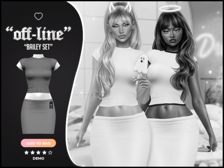 Second Life Marketplace - "Off-Line" x "Bailey" Set / Demo